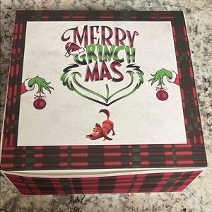 Festive Grinchmas Plaid Gift Box